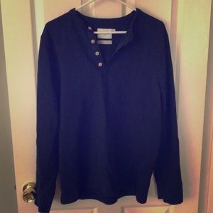 Good fellow thermal dark blue long sleeve top